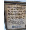 Image 2 : Custom Welcome Guest Sign in Wood Frame - 9" x 11"