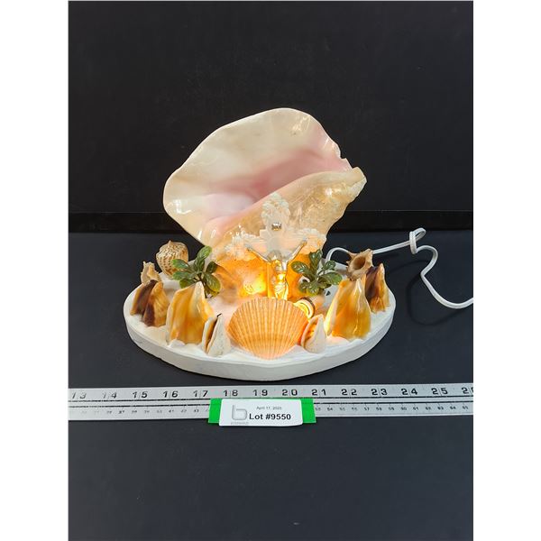 Jesus Christ Sea Shell Light - Works - 10" x 7"