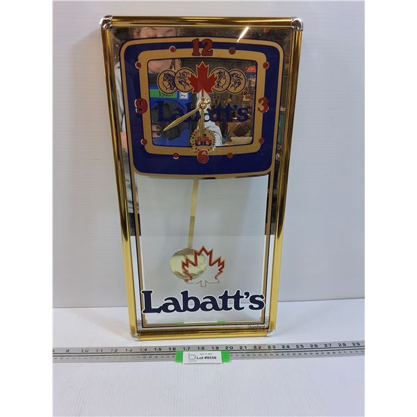 Labatt's Battery Operated Clock - 10.5" x 20.5" - As Is, Some Wear