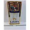 Image 1 : Labatt's Battery Operated Clock - 10.5" x 20.5" - As Is, Some Wear