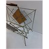 Image 3 : MCM Metal  Magazine Rack - 16" x 9"x 16"