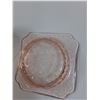 Image 5 : Pink Depression Glass Adam Butter Dish - 6" x 4"