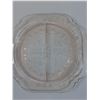 Image 3 : Pink Depression Glass Madrid Pattern Divided Plate - 10.5" Diameter