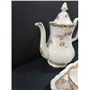 Image 2 : Royal Albert Dimity Rose Pattern China: Coffee Pot, Sugar 