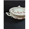 Image 2 : Royal Albert Dimity Rose Pattern China Set: Serving Bowl w/Lid
