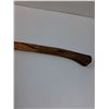 Image 6 : Antique Double Bit Axe w/Wood Handle - 27" x 10"