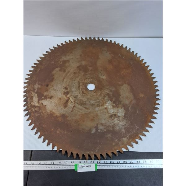 Metal Circular Wood Saw Blade - 25.5" Diameter - CANNOT SHIP