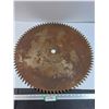 Image 1 : Metal Circular Wood Saw Blade - 25.5" Diameter - CANNOT SHIP