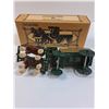 Image 4 : ERTL Watkins Collectible Horse & Wagon Die Cast Coin Bank w/ Original Box