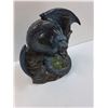 Image 3 : Hand Painted Dragon Ceramic Figurine - 9.5" x 9" x 4"
