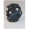 Image 4 : Hand Painted Dragon Ceramic Figurine - 9.5" x 9" x 4"