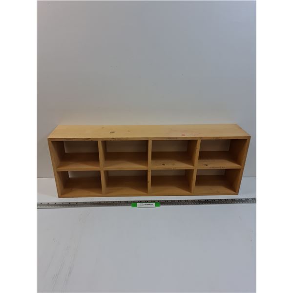 Crafting Wood Organization Storage - 27" x 5" x 10"