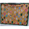 Image 1 : Handmade Applique Bunnies Quilt - 60" x 74"