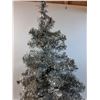 Image 2 : Vintage Small Silver Artificial Christmas Tree - 45" x 25"