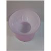 Image 3 : Pink Cased Glass Vase - 9" x10" - Made in Poland