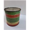 Image 4 : Five Pounds of Grease Tin - Made in Canada -6.5" x 6.5"
