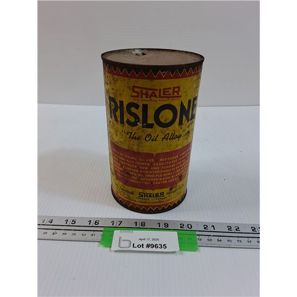 Shaler Rislone Oil Can - 6.5" x 4"