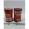 Image 1 : (2) Oil Cans: Shell Motor Oil