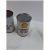 Image 3 : (2) Oil Cans: Shell W-80 - One Full, One Empty - CANNOT SHIP