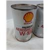 Image 2 : (2) Oil Tin: Shell W-100 & W-65 - One Full, One Empty - CANNOT SHIP