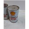 Image 3 : (2) Oil Tin: Shell W-100 & W-65 - One Full, One Empty - CANNOT SHIP