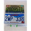 Image 1 : (2) License Plates: Alabama, South Dakota