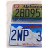 Image 2 : (2) License Plates: Alabama, South Dakota