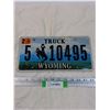 Image 1 : License Plate: Wyoming