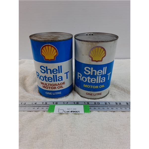 (2) Oil Cans: Shell