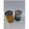 Image 4 : (2) Oil Cans: Shell - One Full, One Empty - CANNOT SHIP