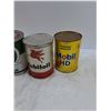 Image 3 : (4) Oil Cans: Quaker State, Mobil