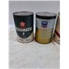 Image 2 : (4) Oil Cans: Texaco, Chevron