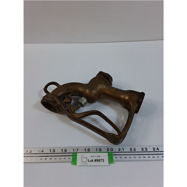 Vintage Solid Brass Fuel Nozzle