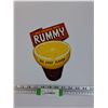 Image 1 : Vintage Get Chummy w/Rummy Soda Cardboard Sign - 10" x 7"