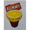 Image 2 : Vintage Get Chummy w/Rummy Soda Cardboard Sign - 10" x 7"