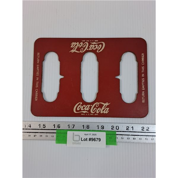 Vintage Coca Cola Wooden Bottle Carrier
