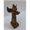 Image 2 : Vintage Cedar Carved West Coast Totem Pole - 7.5" Tall