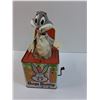 Image 2 : Vintage Bugs Bunny Jack-in-the-Box - As Is, Bunny Missing Ears