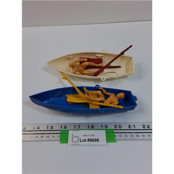 Thomas Plastic Toy Row Boat - Some Wear