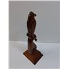 Image 4 : Vintage Cedar Carved West Coast Totem Pole - 15" Tall