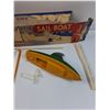 Image 4 : Irwin Vintage Plastic Sail Boat w/Original Box