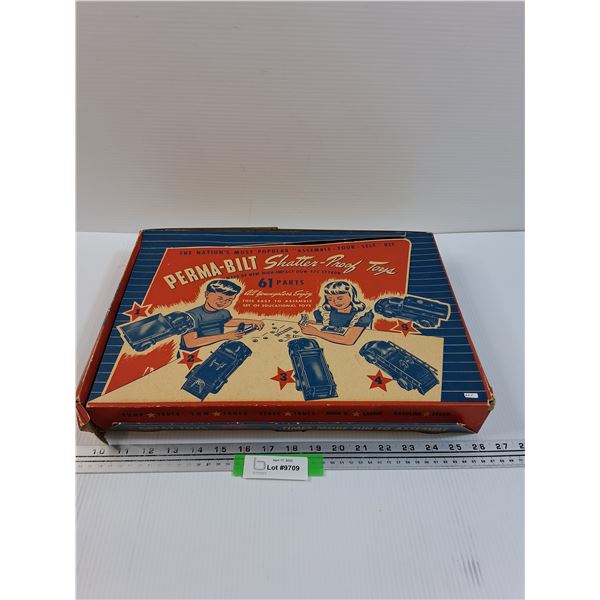 Perma-Bilt Shatter Proof Toys Set w/Original Box