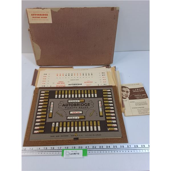 Early Auto Bridge Game - Complete Set