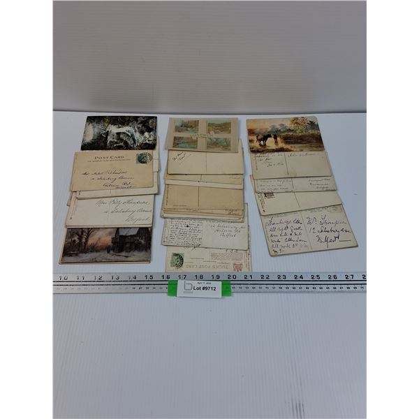 Antique Postcards: Some Post Dated Early 1900's , Some Unused