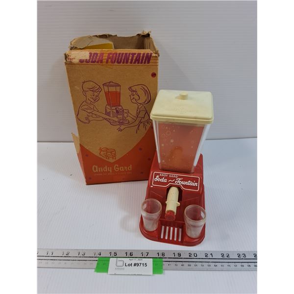 Vintage Soda Fountain w/Original Box