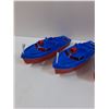 Image 2 : (4) Vintage Hard Plastic Toy Boats