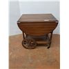 Image 1 : * Wooden Tea Cart - Made in Canada - 29" x 29" x 21"  - Some Wear - CANNOT SHIP