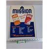 Image 1 : Original Mission Orange Soda/Diet Cola Cardboard Sign -11" x 15"