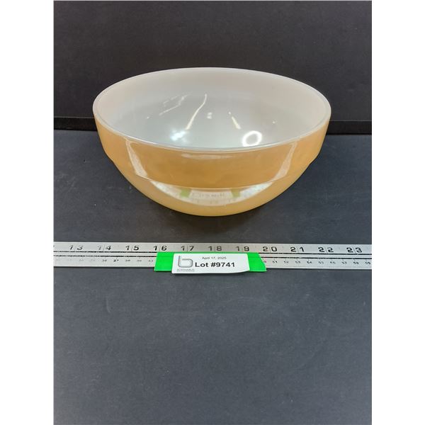 Anchor Hocking Fire King Peach Lustre Mixing Bowl - 9" x 4"