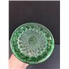 Image 4 : Vintage Jefferson Style Opalescent Green Art Glass Vase - 13" Tall